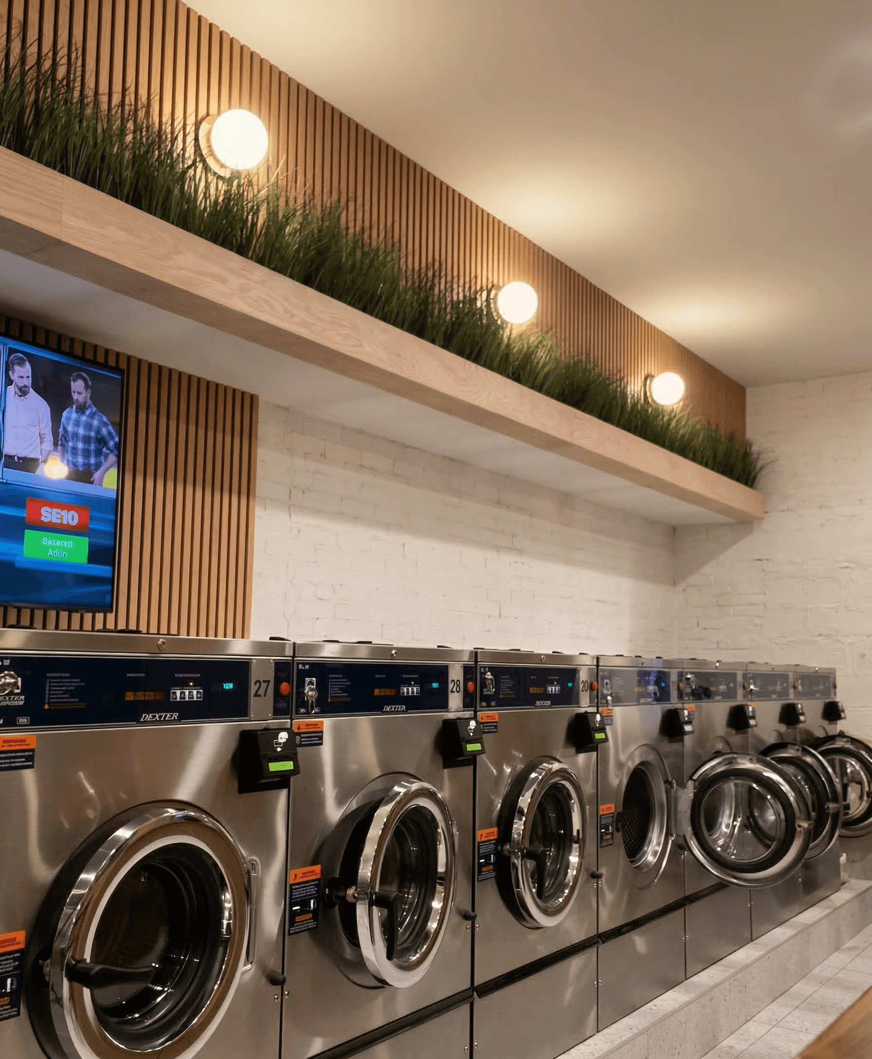 Laundry Loft self-serve laundromat interior